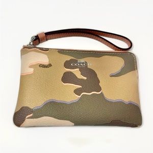 Coach Small Camouflage Wristlet